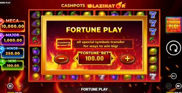 Cashpots Blazinator: Unique features