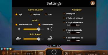 Casino Zeppelin: Settings