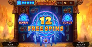 Chief Hawk's Spirit Walk: Free spins and/or respins