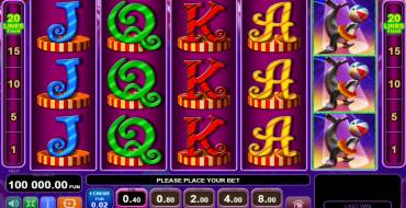 Circus Brilliant Egypt Quest: Slot machine