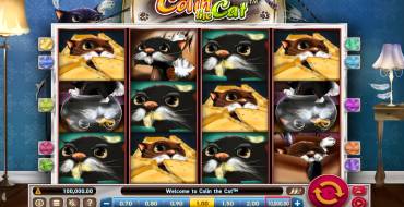 Colin the Cat: Slot machine