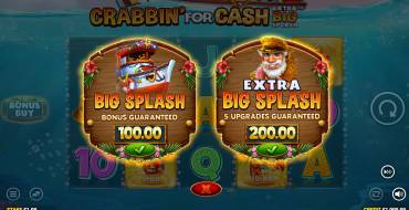 Crabbin' for Cash Extra Big Splash: Unique features