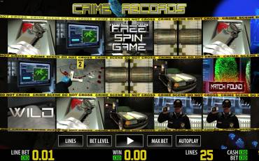 Crime Records slot online