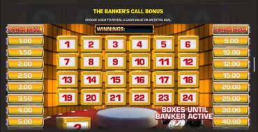 Deal or no Deal: The Banker's Call: Bonus games