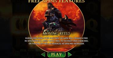 Demi Gods II: Free Spins Features