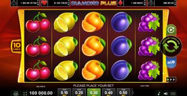 Diamond Plus: Slot machine