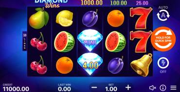 Diamond Wins: Hold and Win: Slot machine