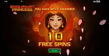 Divine Dynasty Princess: Free spins