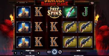 Dracula – Darkest Flame: Slot machine