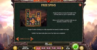 Dragon Maiden: Free spins