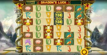 Dragon's Luck Megaways: Main Screen