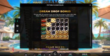 Dream Drop Diamonds: Bonus games