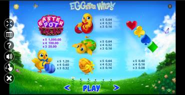 Eggstra Wilds: Paytable