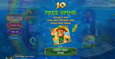 Fishin’ BIGGER Pots of Gold: Free spins