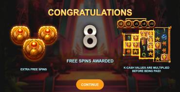 Flaming Scarabs: Free spins and/or respins