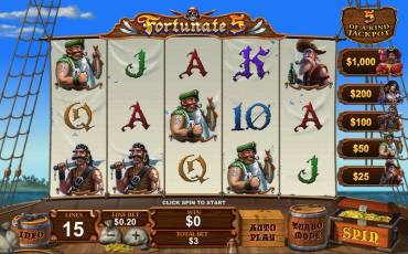 Fortunate 5 slot online