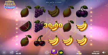 Fruit Vegas Extreme X125: Winnings