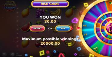 Fruit Vegas Extreme X125: Risk game