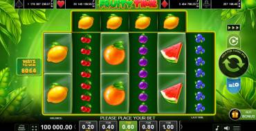 Fruity Time: Slot machine