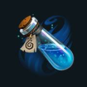 Golden Elixir: Blue flask