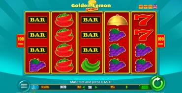 Golden Lemon Deluxe: Slot machine