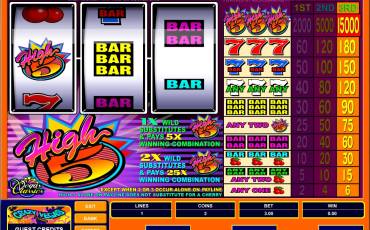 High 5 slot online