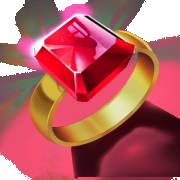 High Street Heist: Red stone ring