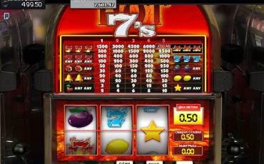 Hot 7’s  slot online