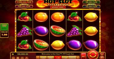 Hot Slot: 777 Cash Out: Slot machine