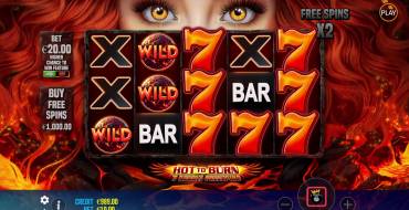 Hot to Burn – 7 Deadly Free Spins: Special features