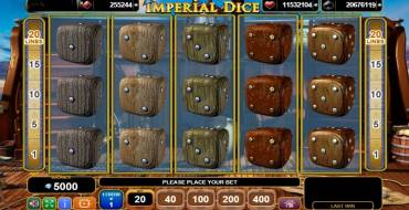 Imperial Dice: Slot machine