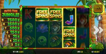 Into The Jungle Bonus Buy: Free spins