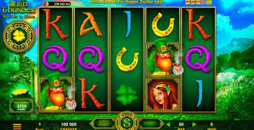 Irish Thunder: Slot machine