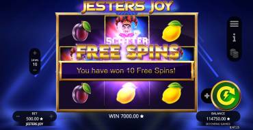 Jesters Joy: Free spins