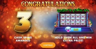 Jingle 7s Hold and Win: Free spins and/or respins