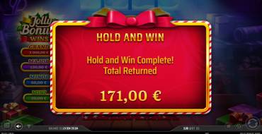 Jolly Bonus Wins: Winnings