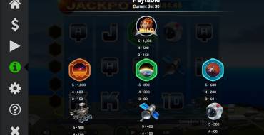 Journey to Mars: Payout table