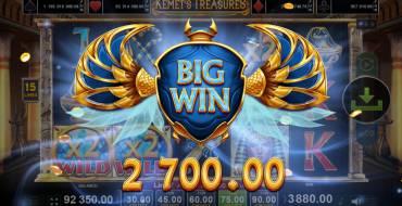 Kemet`s Treasures: Winnings