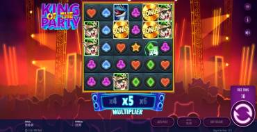 King of the Party: Free spins and/or respins