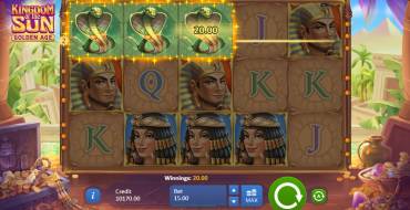 Kingdom of the Sun: Golden Age: Winnings