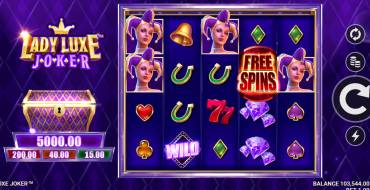 Lady Luxe Joker: Slot machine