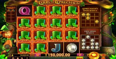 Larry the Leprechaun: Winnings