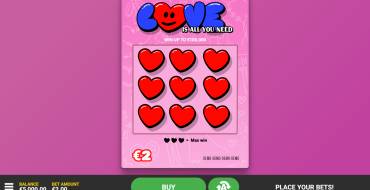 Love Is All You Need: Slot machine