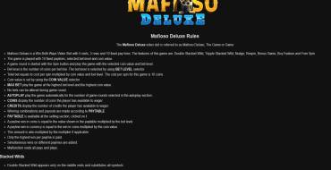 Mafioso Deluxe: Rules