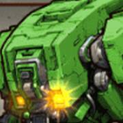 Metal Frontiers: Green robot