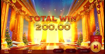 Midas Golden Touch Christmas Edition: Free spins result