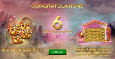 Midas Treasure: Free spins and/or respins