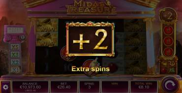 Midas Treasure: Free spins and/or respins