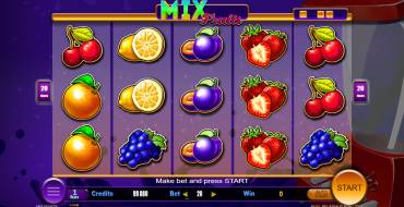 Mix Fruits: Slot machine