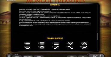 Mongol Treasures: Rules